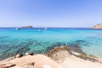 Fototapeta premium Cala Conta, Ibiza island, Spain