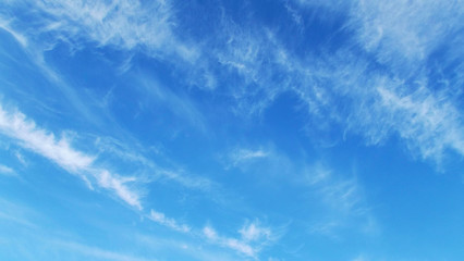 Beautiful blue sky and white clouds.