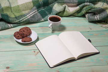 Cup with Hot Tea or Coffee