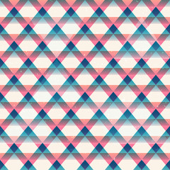 Obraz premium Retro triangles seamless pattern
