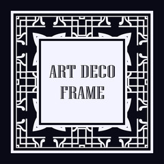 Art Deco frame border