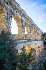 Obraz premium Pont du Gard, France