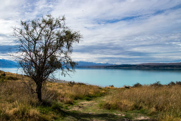 Fototapeta na wymiar New Zealand Lake