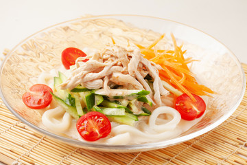 サラダうどん