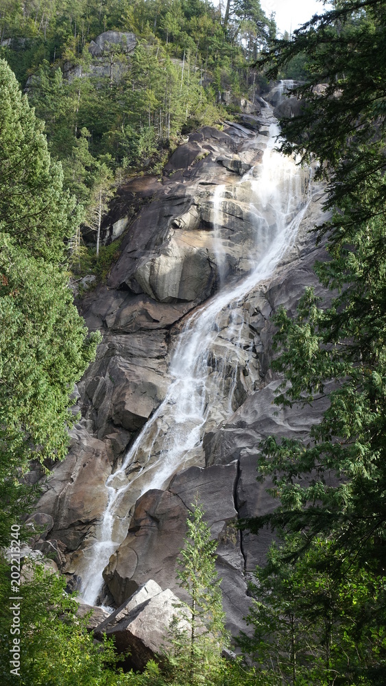 Wall mural whistler waterfall 2