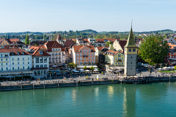 Hafenpromenade von Lindau am Bodensee