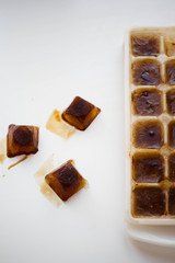 frozen coffee cubes
