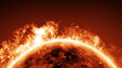 burning sun in space: effects of global warming 