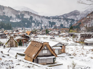 Obraz premium Shirakawa village in Gifu, Japan