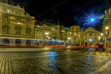 Fototapeta premium Nacht in Prag