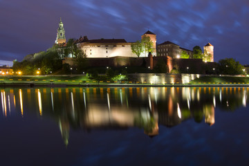 Fototapeta na wymiar The historic Wawel Castle. Cracow, Poland.