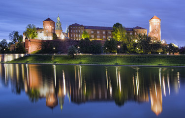 The historic Wawel Castle. Cracow, Poland.