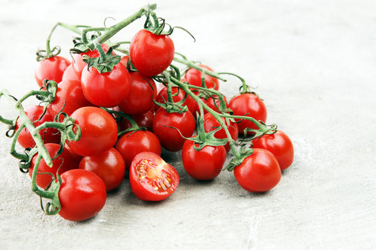 Ripe tasty red tomatoes. Village market organic tomatoes. Fresh tomato