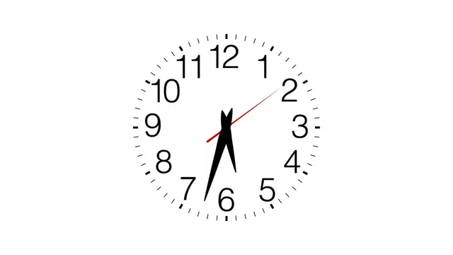 Video Stock tempo, orologio, lancette, scorrere del tempo, | Adobe Stock