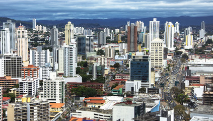 Fototapeta premium Downtown Panama City Skyscrapers, Panama