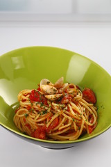 seafood tomato sauce pasta