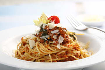 meat sauce spaghetti