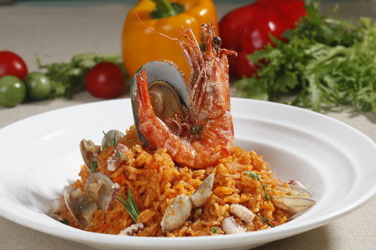 seafood risotti