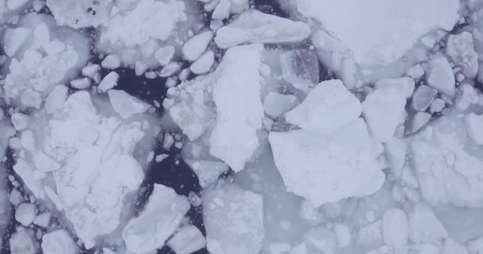 空撮 流氷