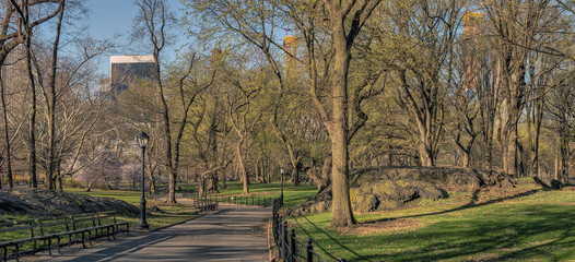 Fototapeta premium Central Park, New York City spring
