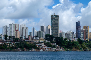 Fototapeta na wymiar City skyline of Salvador de Bahia. Brazil