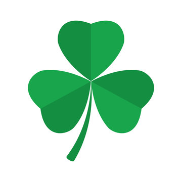 Shamrock clover icon. St. Patrick s day symbol