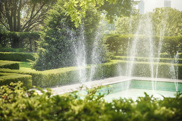The fountain in High Park, Toronto, Canada