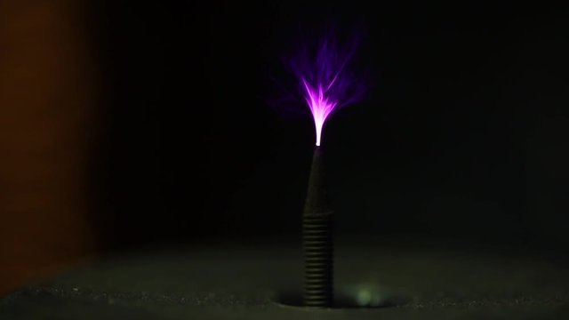 Electric Plasma Arch Of 100000 Volts