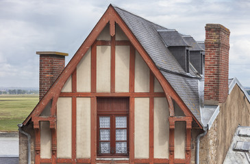 Gable of an old house