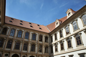 Fototapeta na wymiar Waldstein palace in Mala strana, Prague - Senate