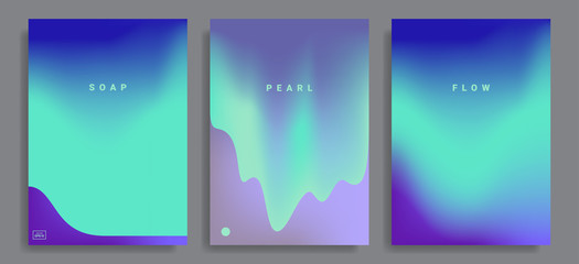 design templates with vibrant gradient shapes