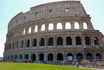 Fototapeta na wymiar The Colosseum in Rome, Italy.