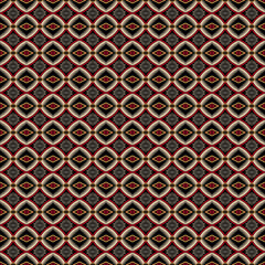 Ancient Geometric pattern in repeat. Fabric print. Seamless background, mosaic ornament, ethnic style.