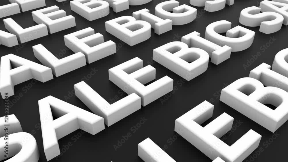 Poster many big data texts on surface, background, 3d illustration, computer rendering