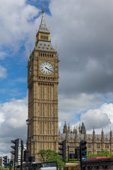 Fototapeta na wymiar Houses of Parliament, Westminster Palace, London, England, Great Britain