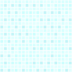 Cyan square pattern. Seamless vector