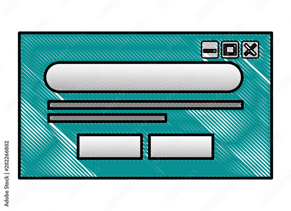 Poster website login password access secure vector illustration drawing