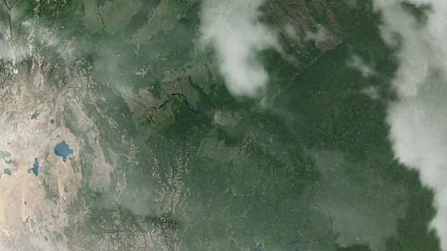 Земля zoom - Россия Красноярск