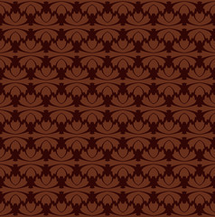 seamless floral ornament pattern vector illustration