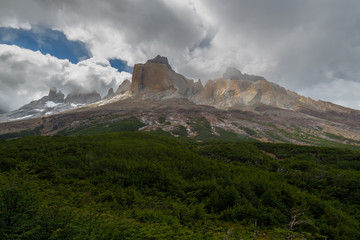 Naklejka premium Patagonia mountains