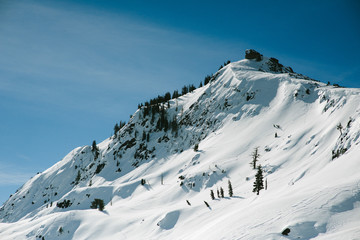 snow on Donner Summit