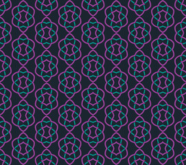 Arabic seamless ornament pattern. Ornamental decorative pattern background