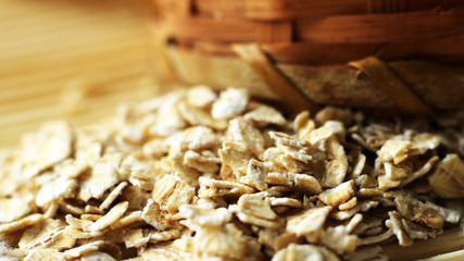 oat flakes, healthy cereals so close