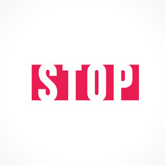 mot "stop"