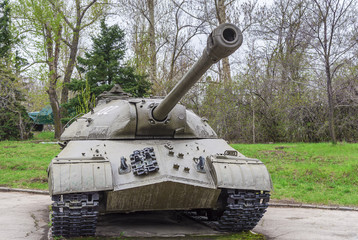 Heavy tank is-3, during the second world war, was in service of the Soviet troops