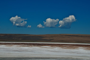 Clouds and Dry Lake