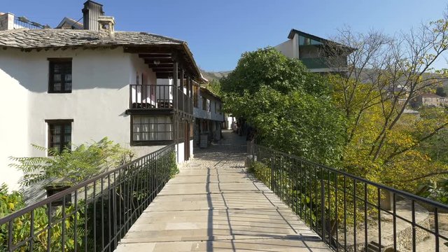 Wooden bridge in Mostar
