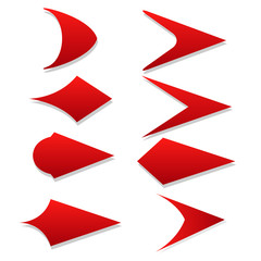 arrow icon sign vector collection set isolated background