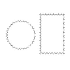 Vector set of decorative frames.