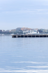 Fototapeta premium Geelong waterfront vertical